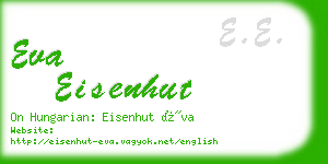 eva eisenhut business card